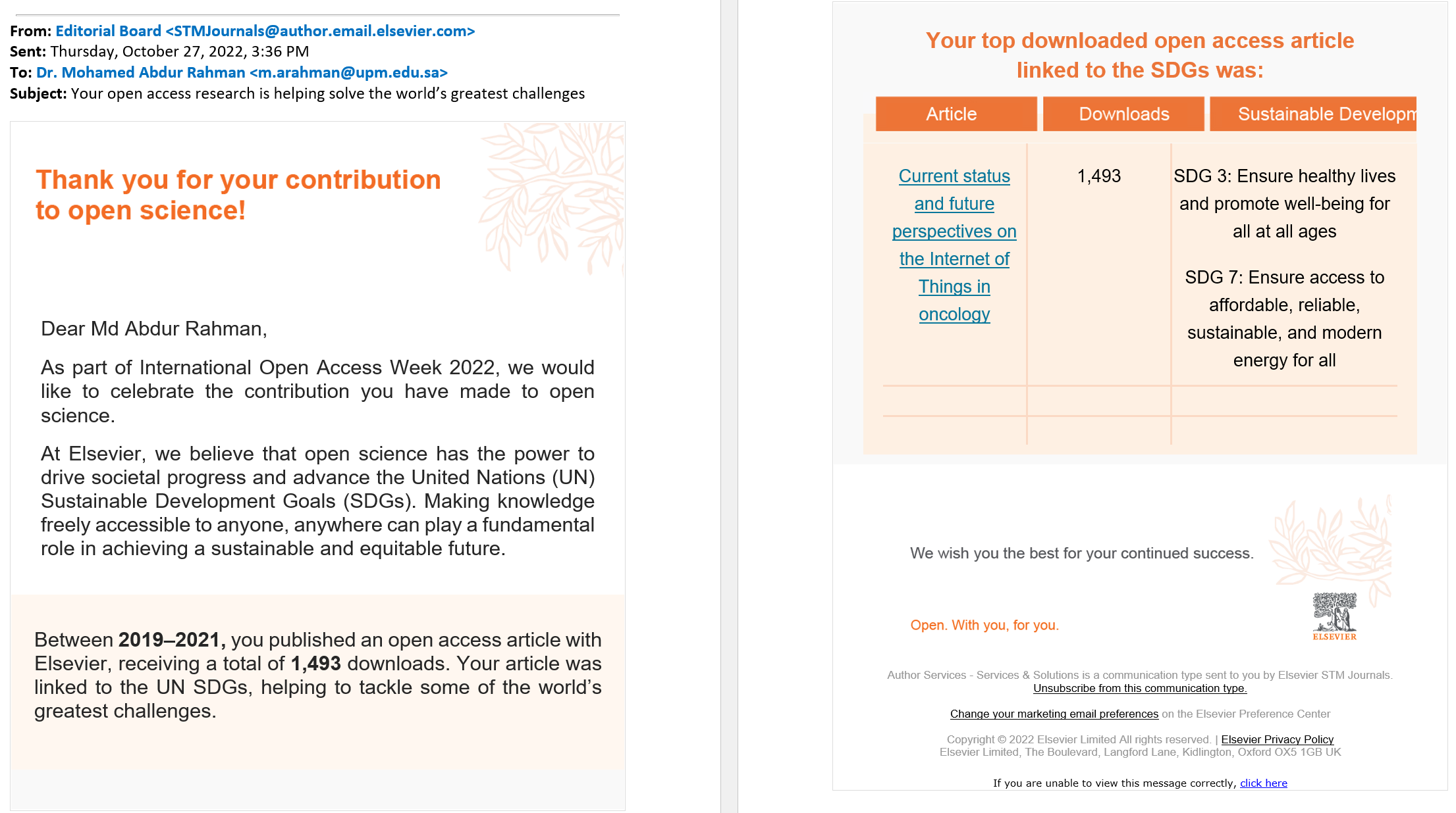 Elsevier Reviewer Certificate 2