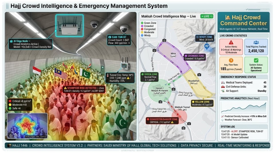Hajj Crowd Intelligence & Emergency Management System