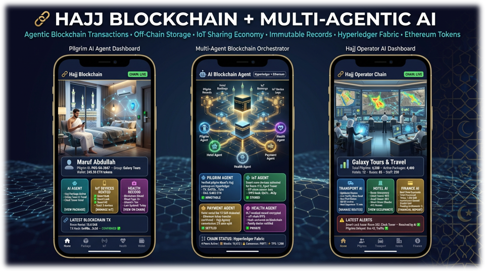 Hajj Blockchain Multi-Agentic AI